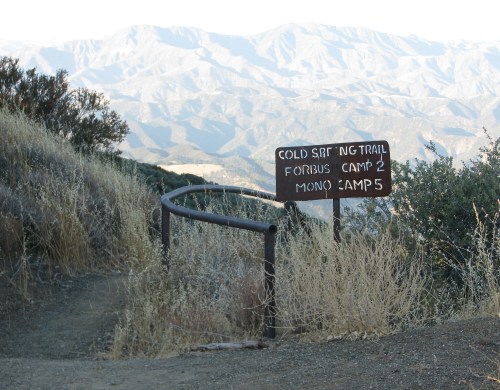 Los Padres National Forest Santa Barbara Backcountry Hike Camino Cielo Forbush Flats Cold Springs Trail