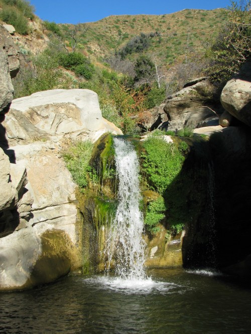 Santa Cruz Falls Santa Cruz Creek Falls Los Padres National Forest San Rafael Wilderness