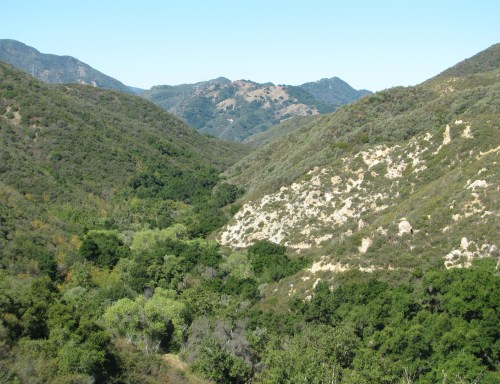 Blue Canyon Trail Los Padres National Forest Santa Barbara Backcountry Hike