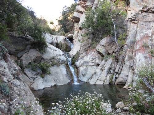 Seven Falls Santa Ynez Mountains Santa Barbara Hike Los Padres National Forest Waterfall