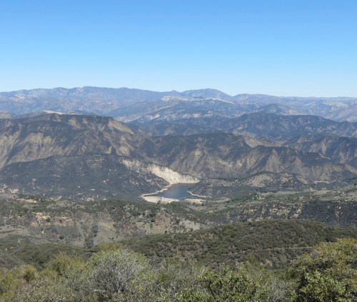 Gibraltar Reservoir Santa Barbara hike trail Los Padres National Forest Tunnel Trail Devil's Cayon