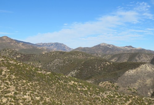 Buckhorn Canyon trail hike backpacking Los Padres National Forest