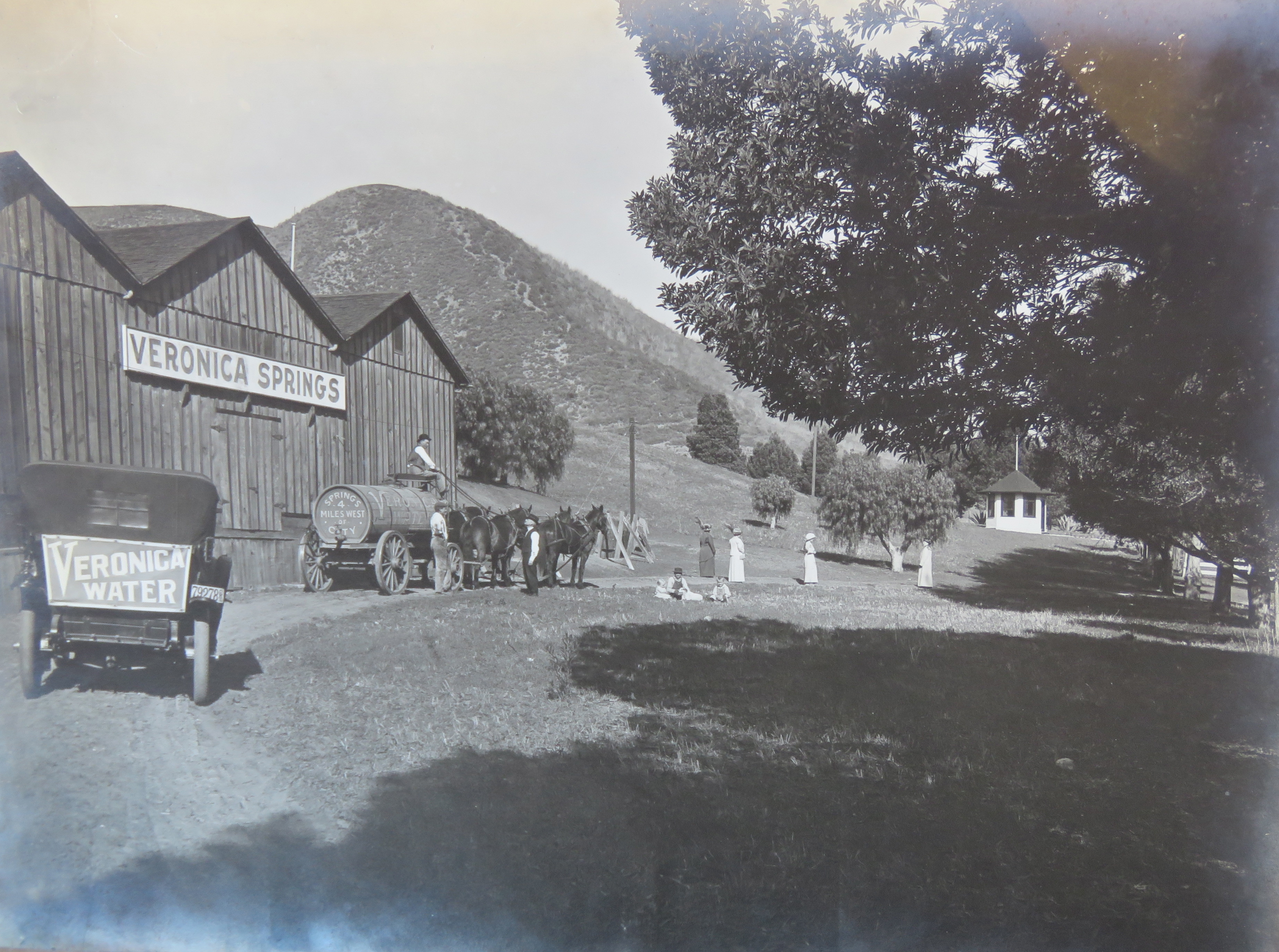 Veronica Springs Water Company mineral arroyo burro open space city park creek Santa Barbara hike trail buildings meadows