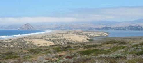 Shark Inlet Morro Bay sandspit Morro Rock A-Line Trail hike Montaña de oro