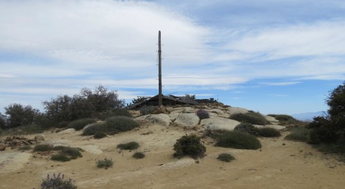 Caliente Mountain lookout cabin ruins hike trail ridge Carrizo Plain