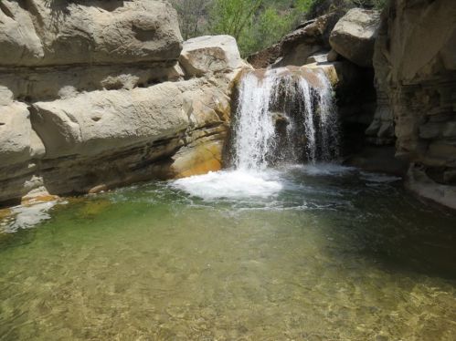 Santa Cruz Falls trail hiking backpacking San Rafael Wilderness Los Padres National Forest