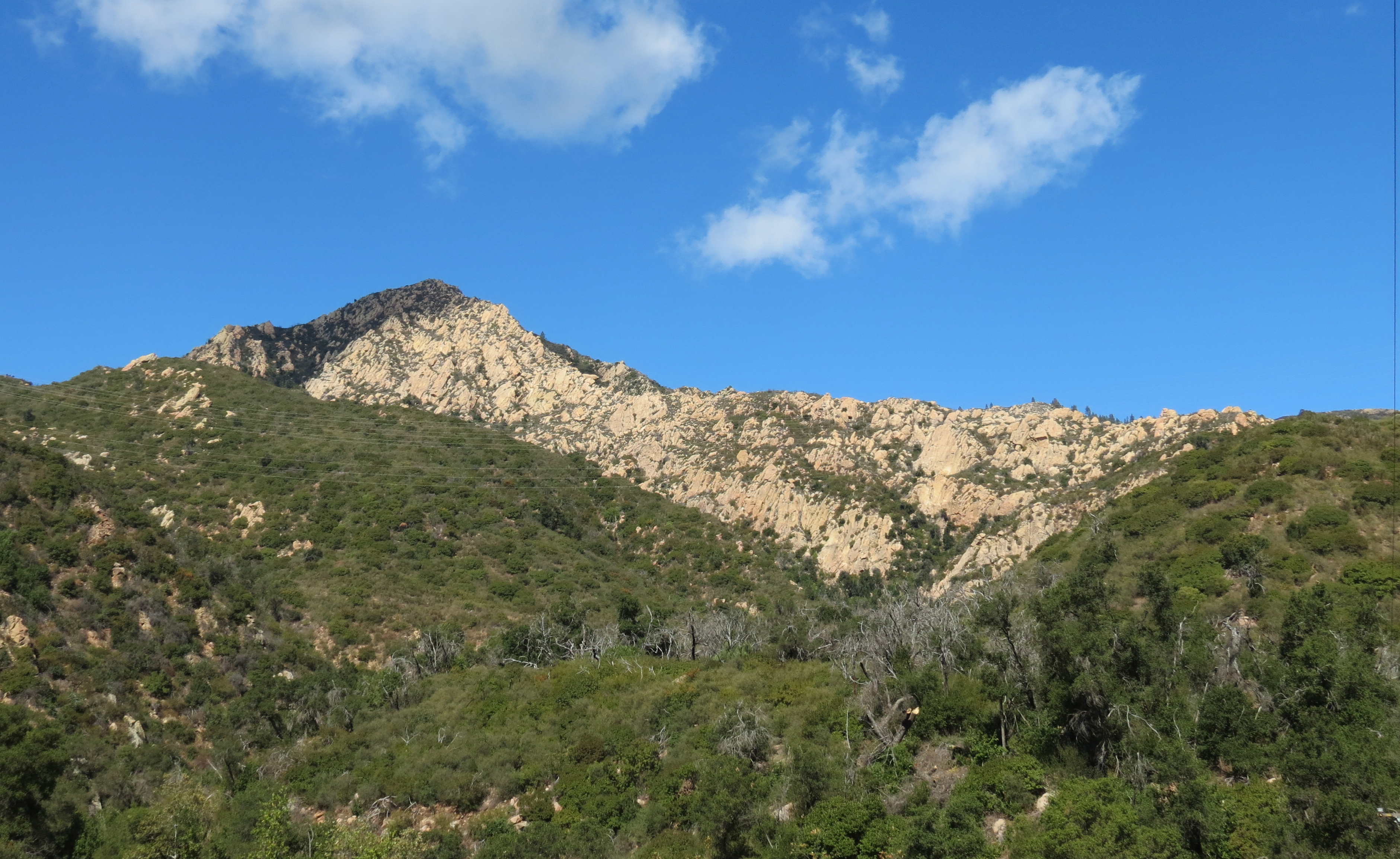 Arlington Peak Dragon's Back Mission Canyon Cathedral La Cumbre hike trail Santa Barbara Los Padres National Forest