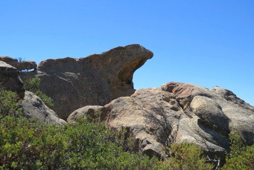 Lizard's Mouth hike climb trail West Camino Cielo Los Padres National Forest