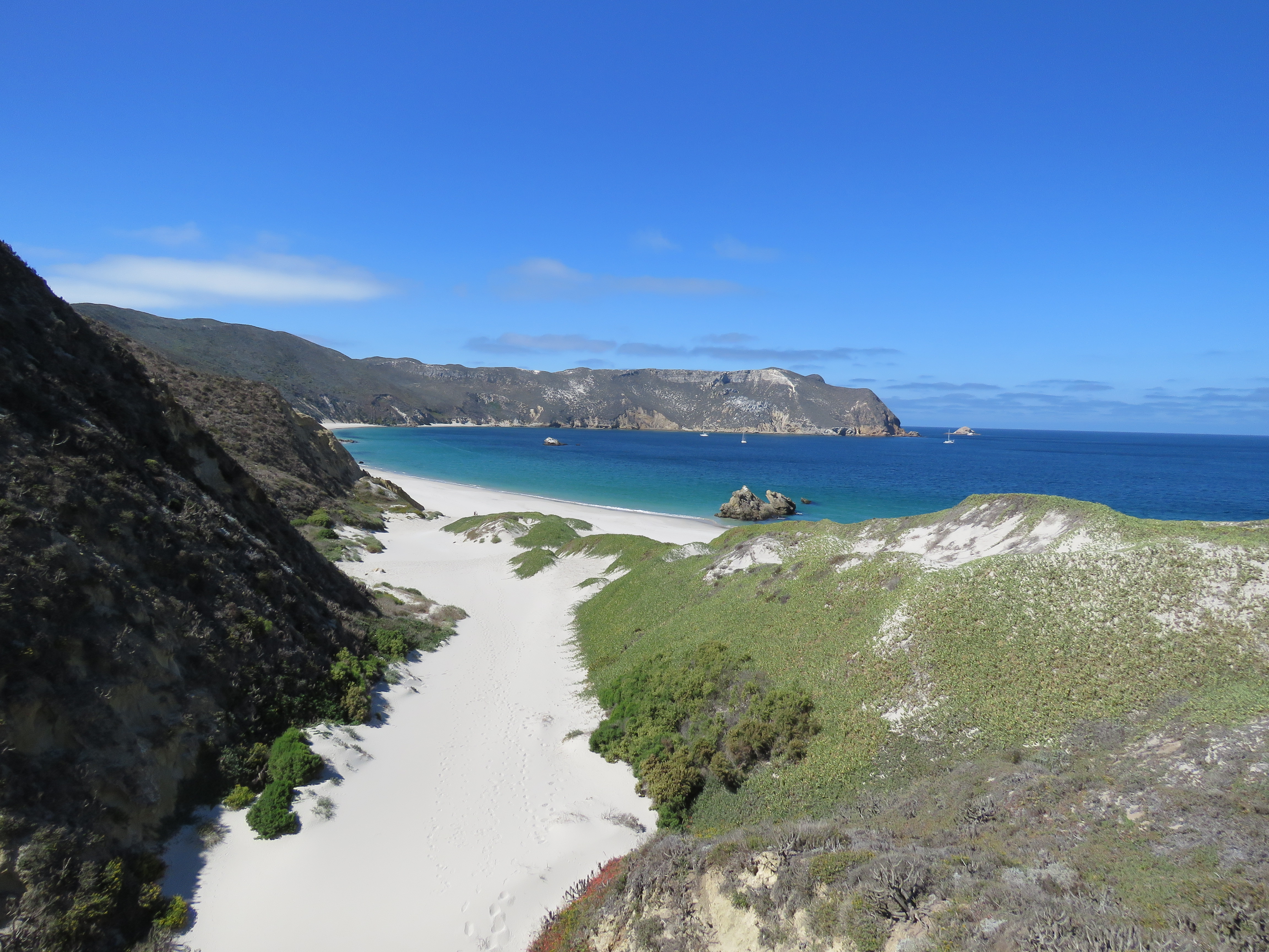 Cuyler Harbor Nediver Canyon hiking camping San Miguel Island Channel Islands National Park