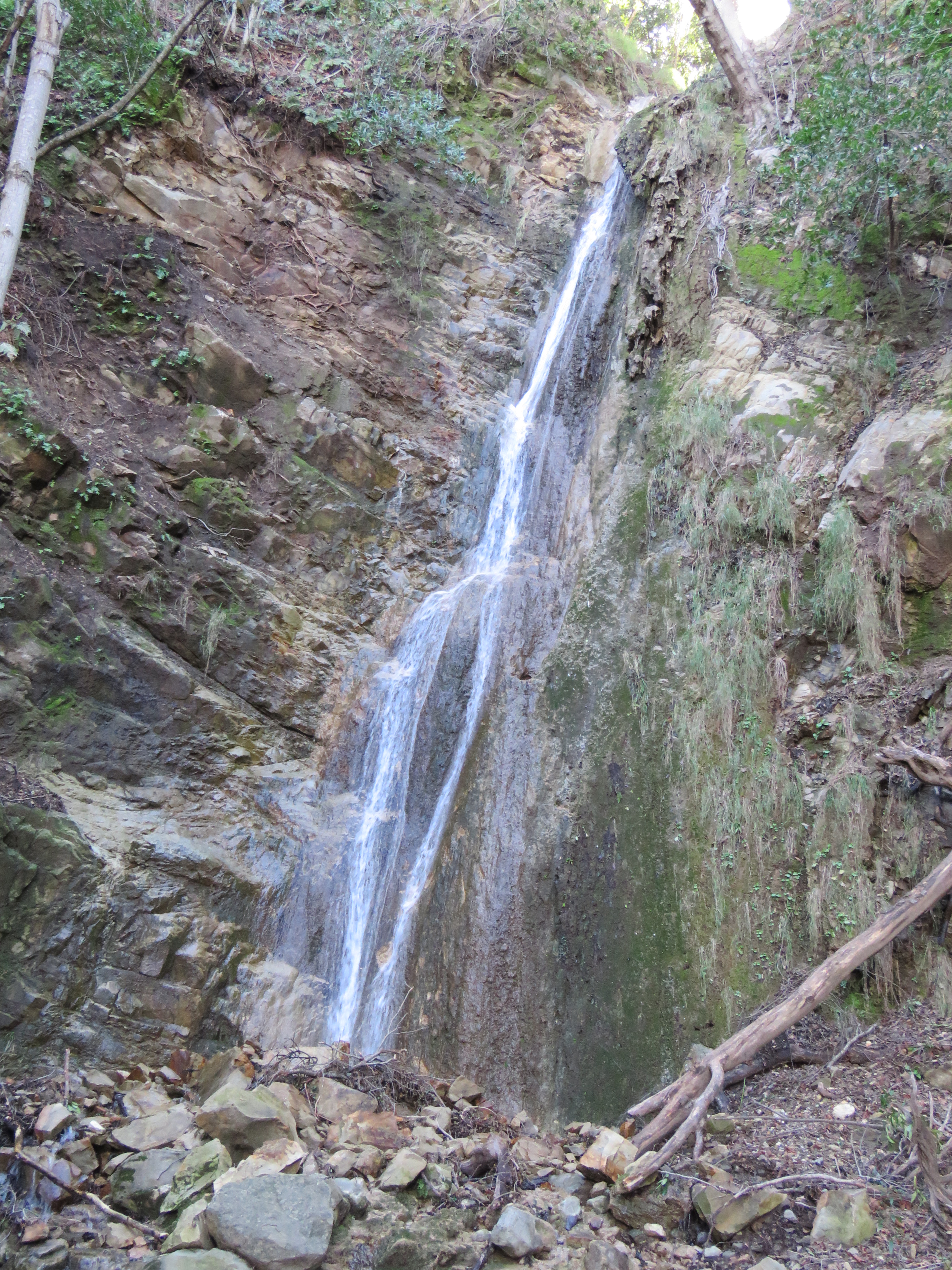 Wellhouse Falls Lewis Canyon Knapp's Castle Snyder Trail hike Santa Ynez Mountain Los Padres National Forest