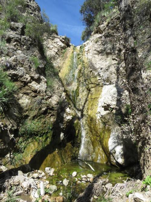 hidden waterfall camuesa connector trail paradise road hike santa barbara los padres national forest
