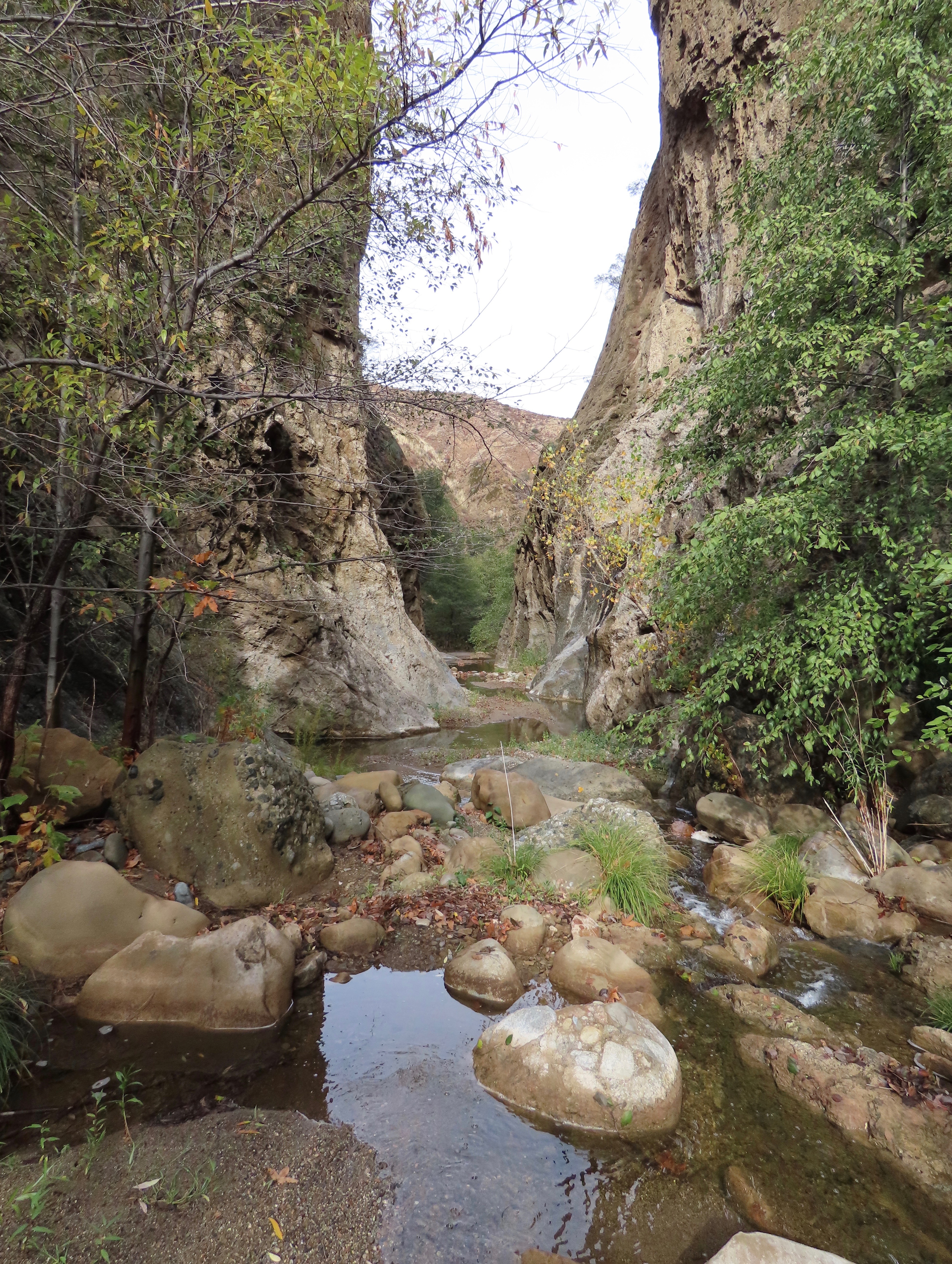 Devil's Gateway Agua Blanca Creek Trail Sespe Wilderness Los Padres National Forest
