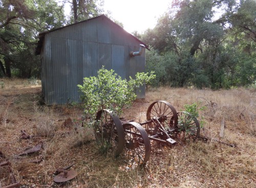 old farm equipment whitaker homestead pothole springs sespe wilderness los padres national forest